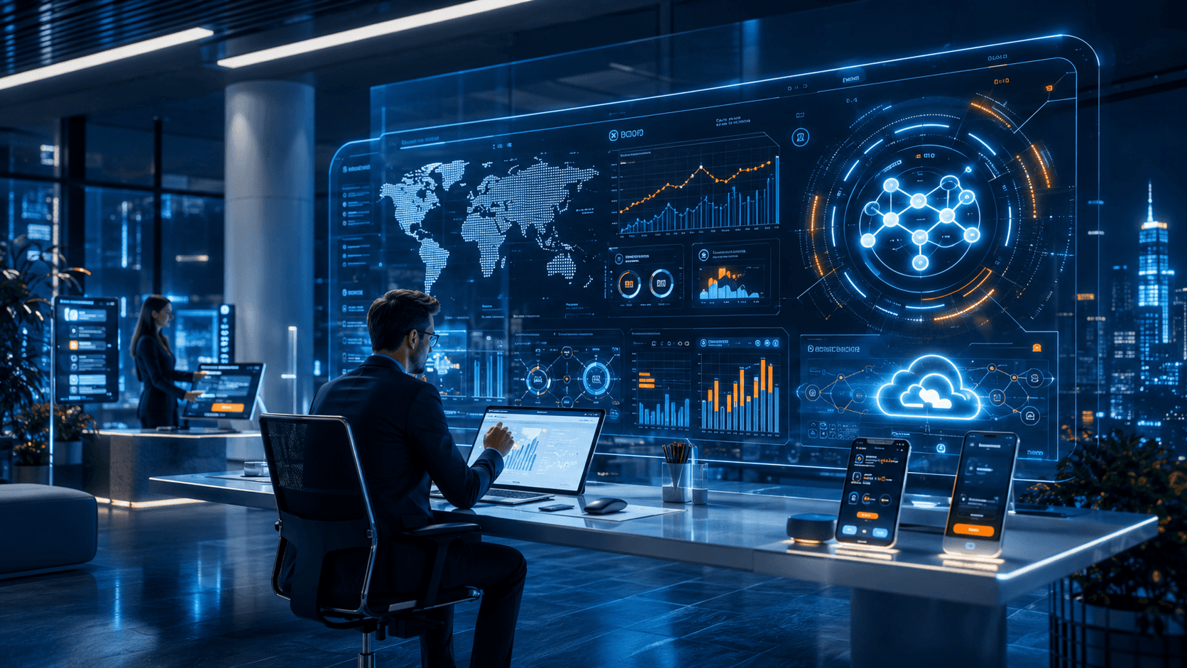 HAPP APPS — Centro de Comando Digital com dashboards de IA, analytics e tecnologia de ponta